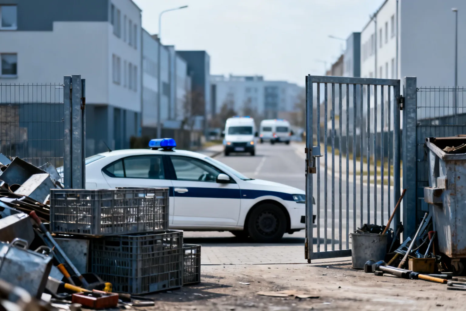 Włamanie do punktu skupu złomu w Ełku. 38-latek zatrzymany w Suwałkach