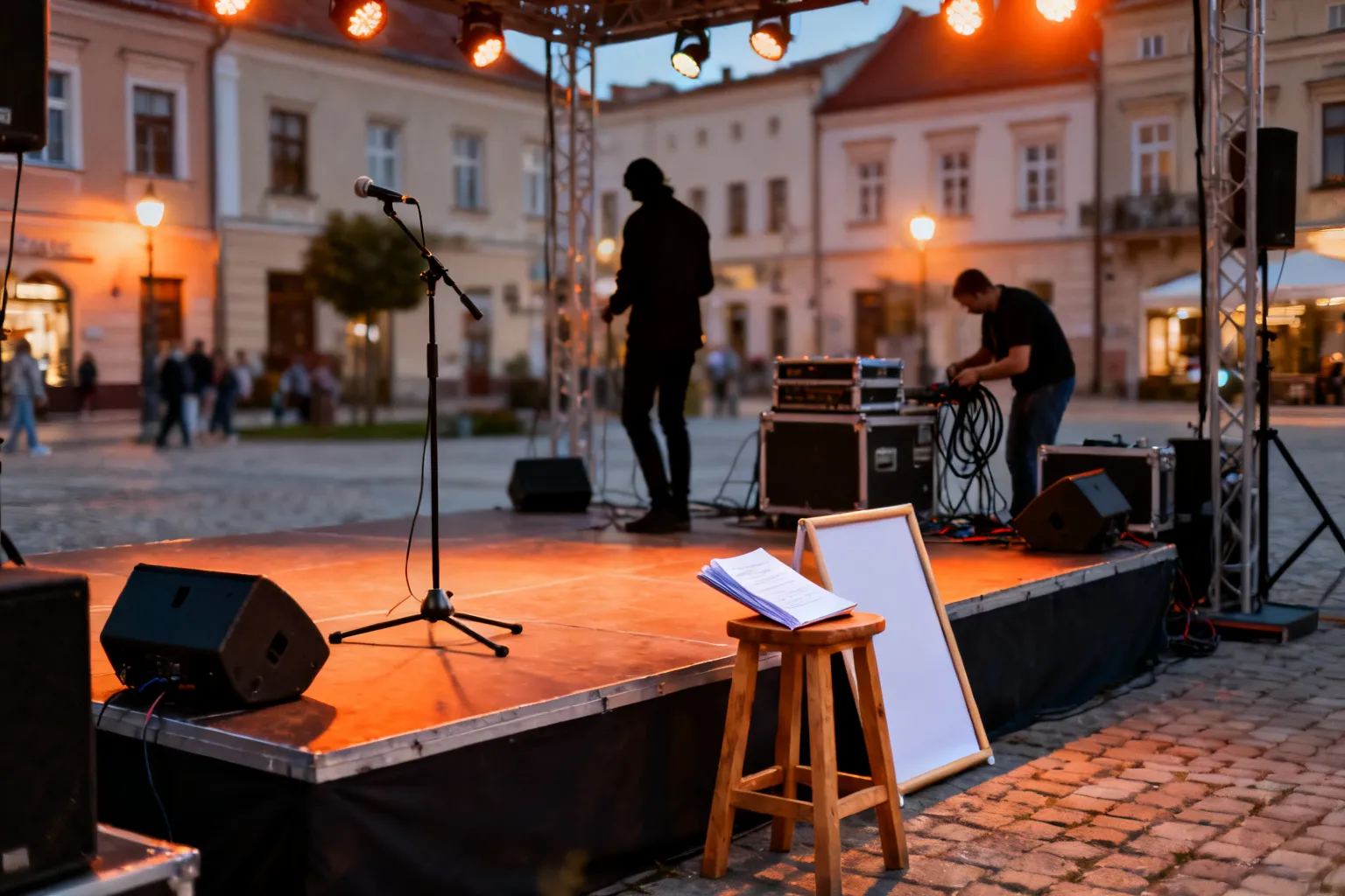 Cezary Sadowski z programem „Za dużo na głowie” w Kurzętniku