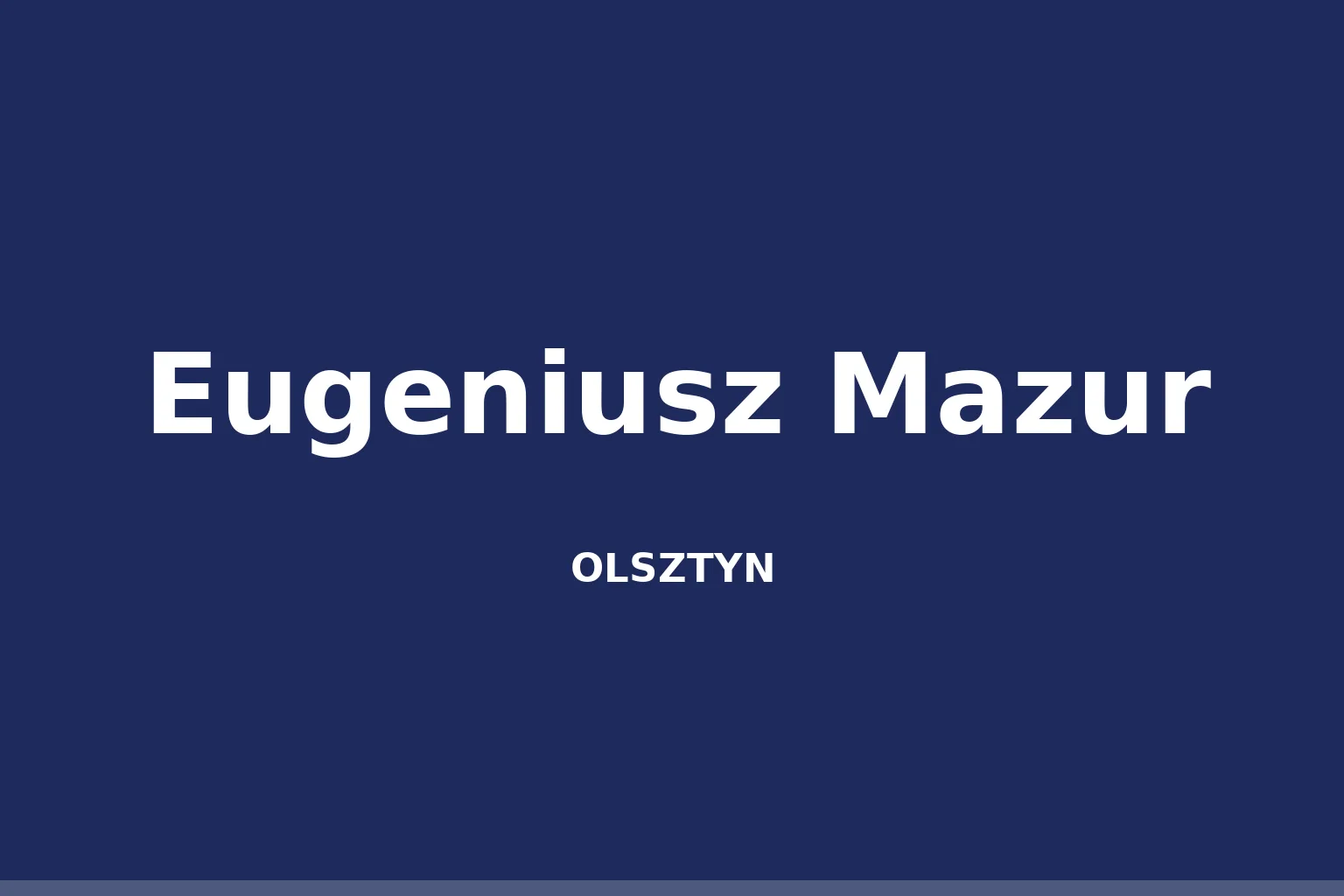 Eugeniusz Mazur