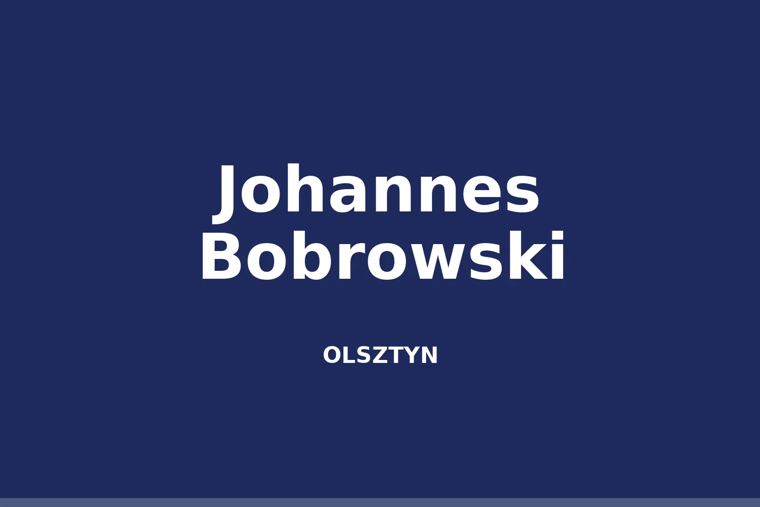 Johannes Bobrowski