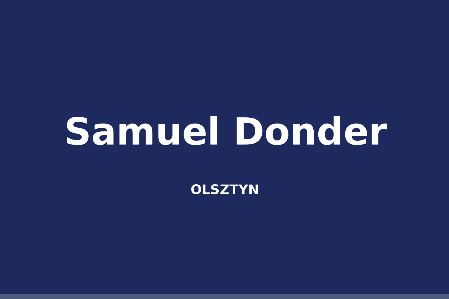 Samuel Donder