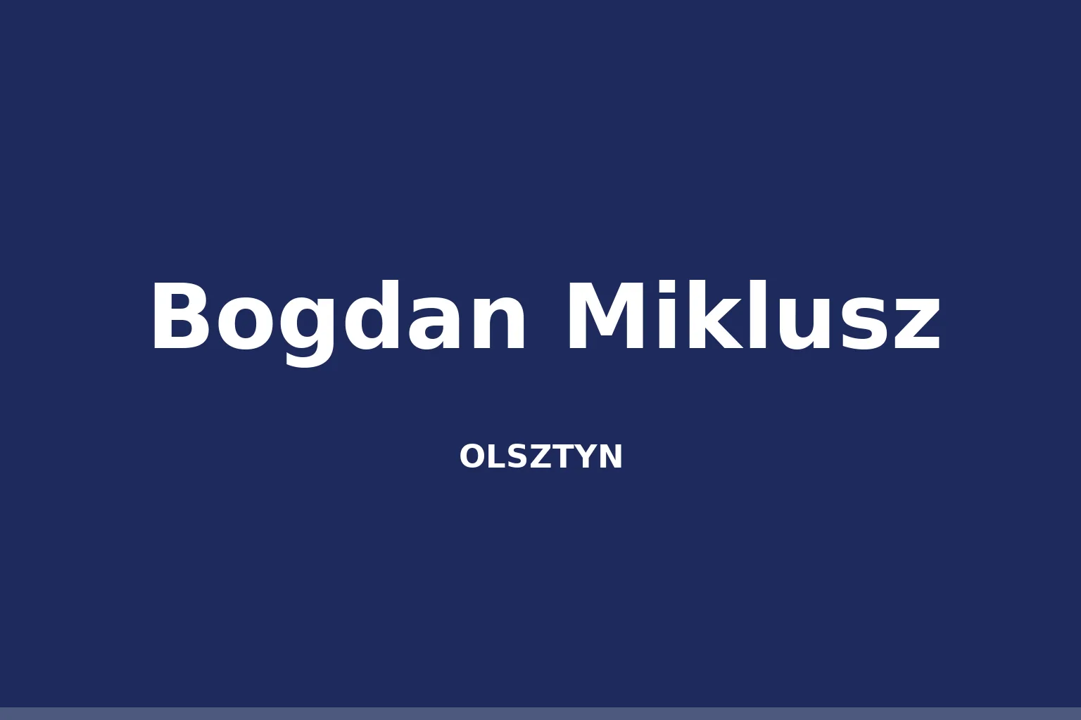 Bogdan Miklusz