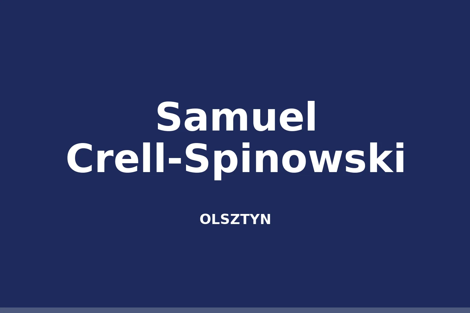 Samuel Crell-Spinowski