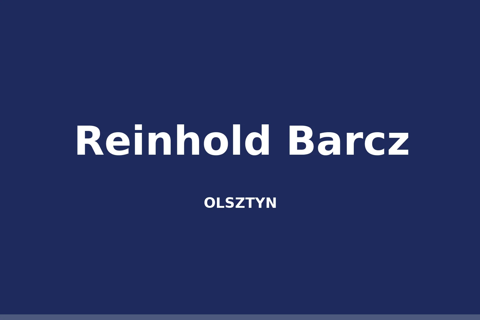 Reinhold Barcz