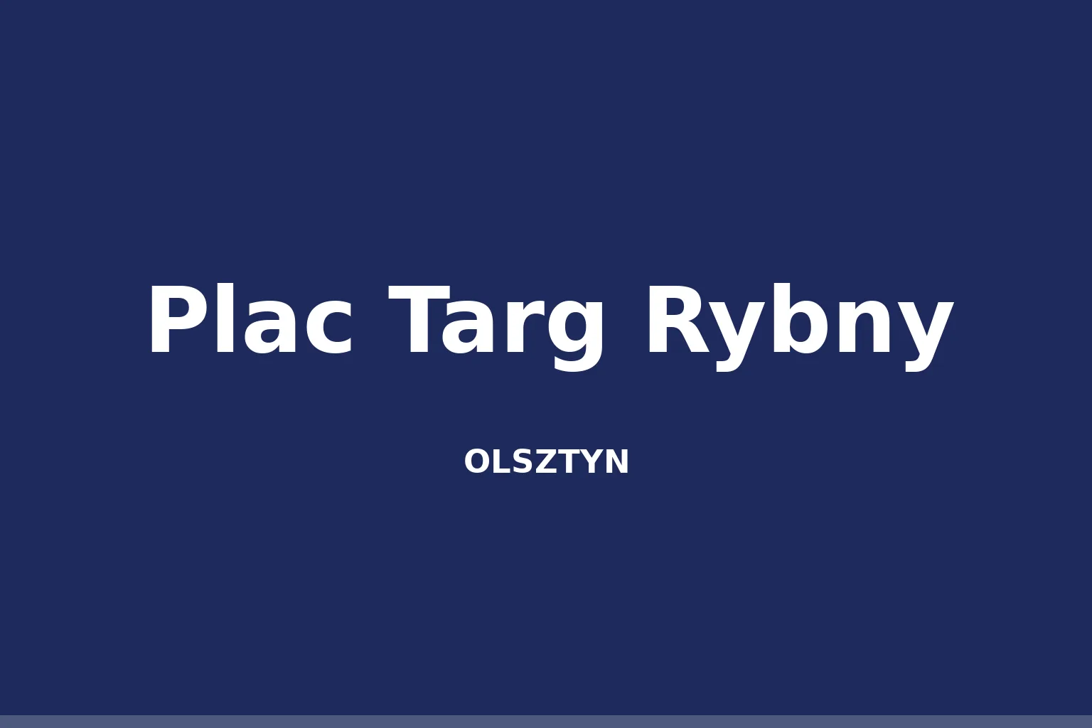 Plac Targ Rybny