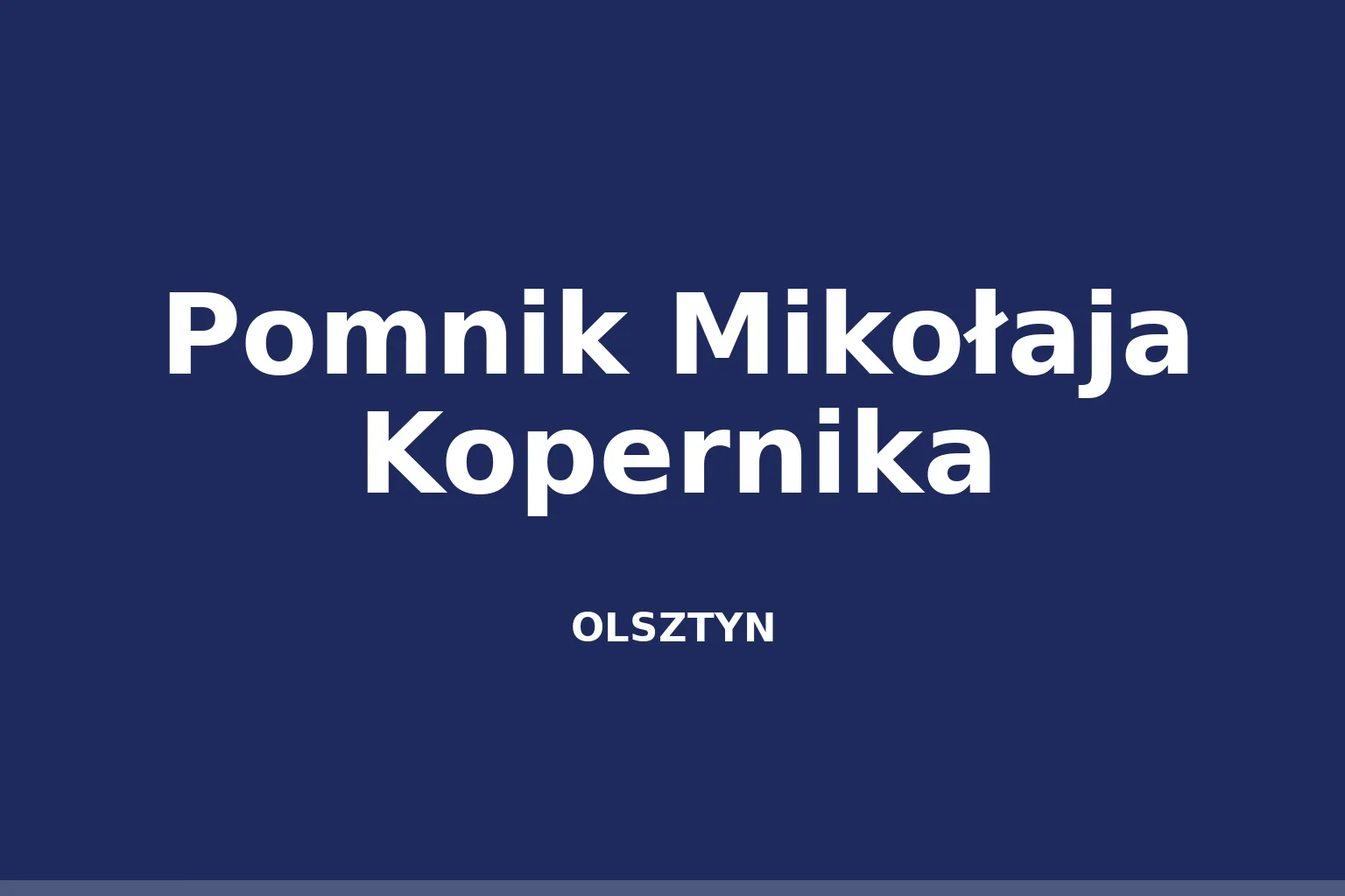 Pomnik Mikołaja Kopernika