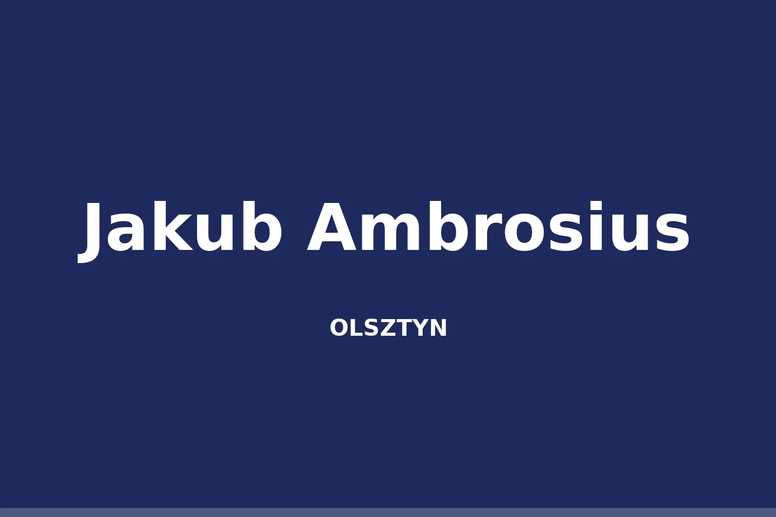 Jakub Ambrosius